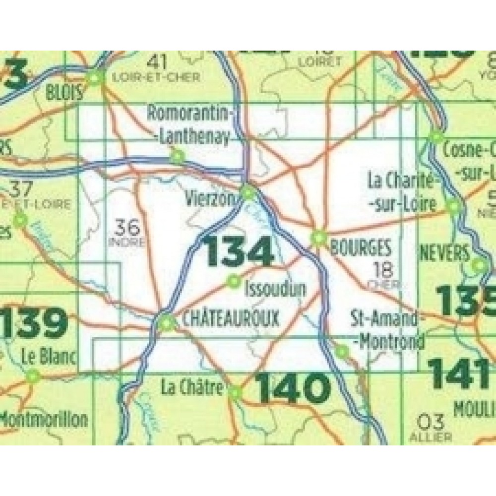 134 IGN Bourges Châteauroux